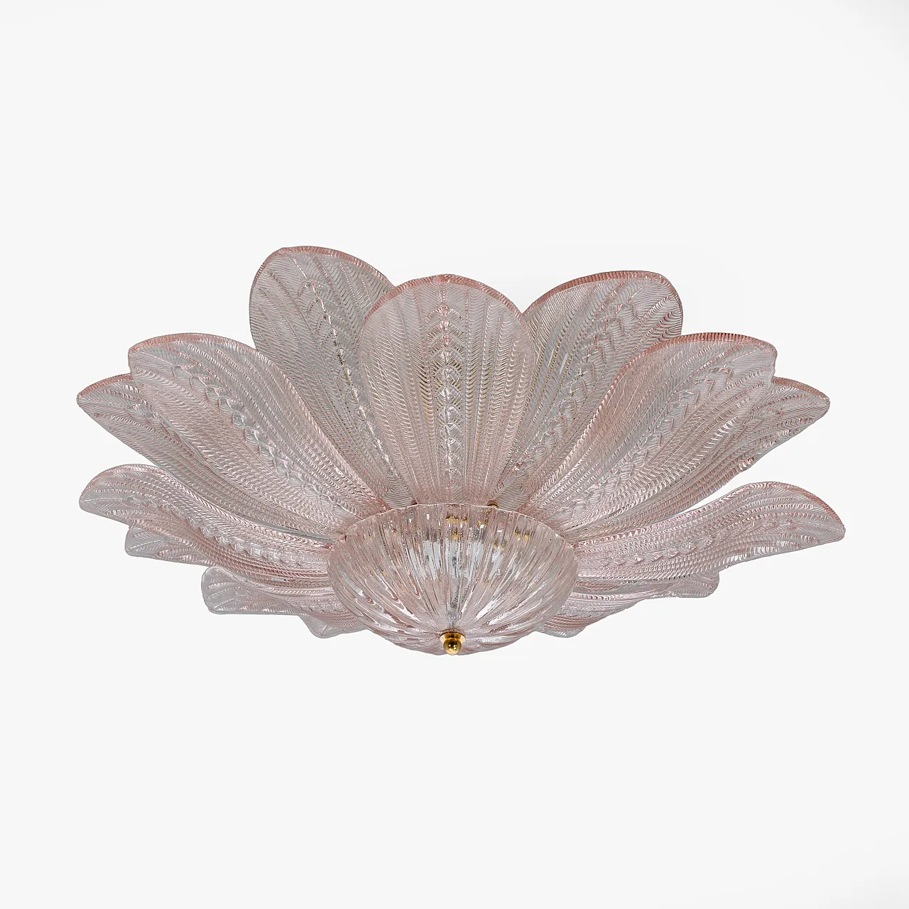 Margherita Rosa, Murano glass ceiling light, 1900s 2