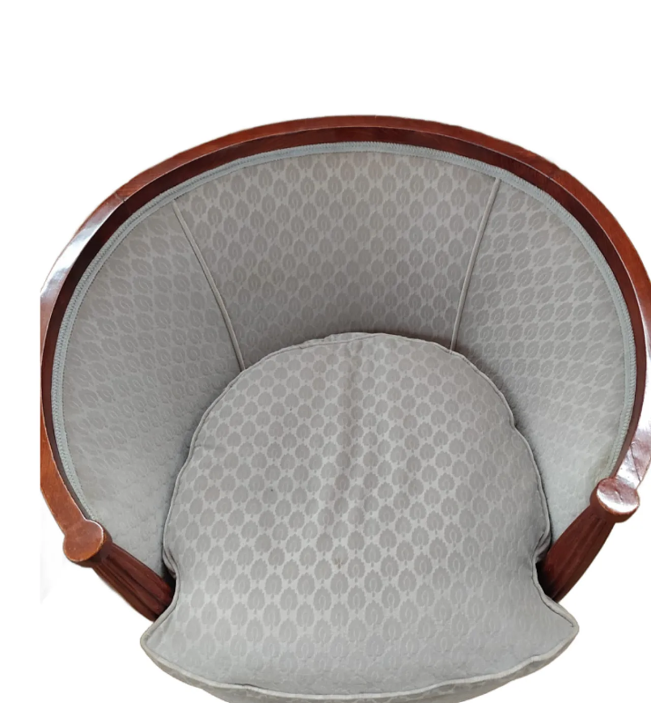 Coppia di poltrone a pozzetto - epoca Biedermeier 5