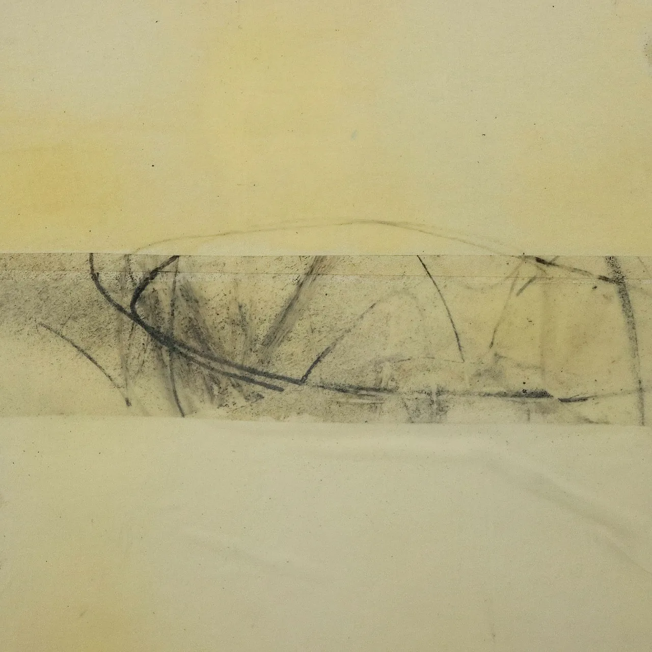 Luca Caccioni, tecnica mista su carta con cornice, '900 1