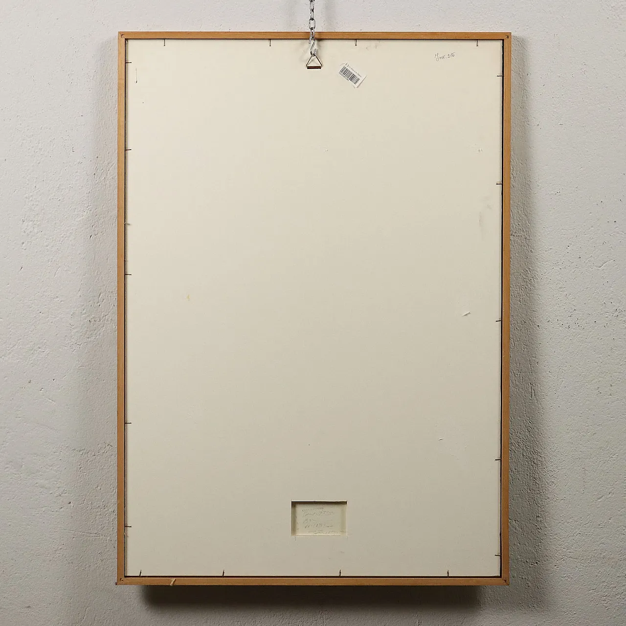 Luca Caccioni, tecnica mista su carta con cornice, '900 8