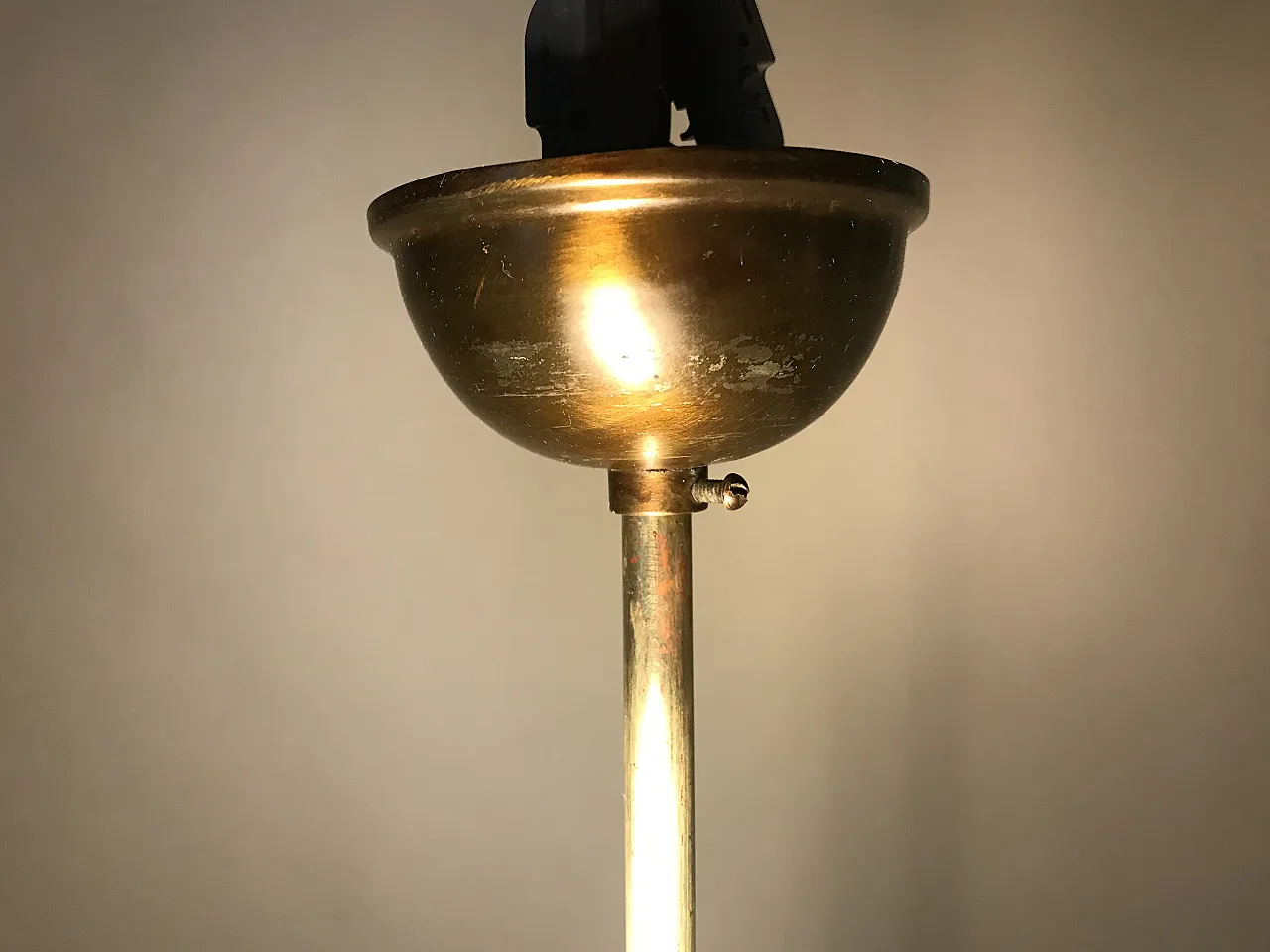 Lampadario a disco stile Pietro Chiesa perFontana Arte, anni '50 8