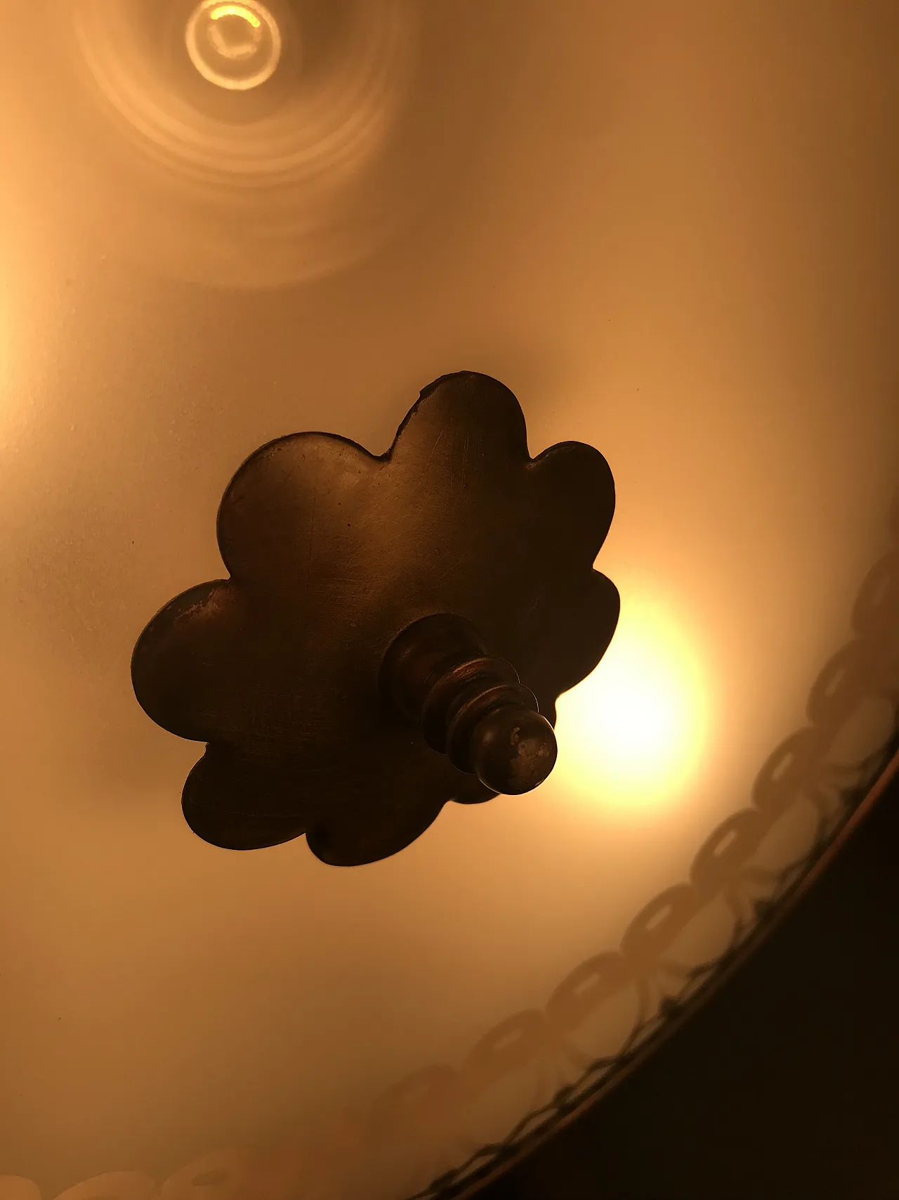 Lampadario a disco stile Pietro Chiesa perFontana Arte, anni '50 9