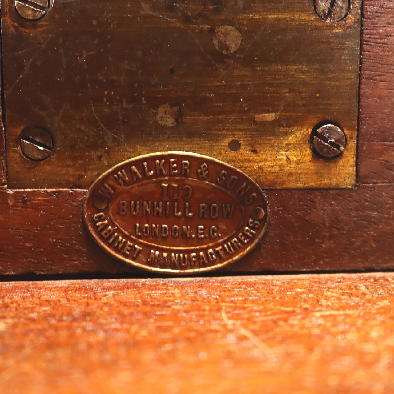 Victorian writing desk by W. Walfer and Sons, 19th century 6