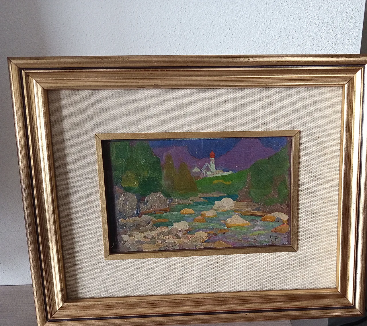 Painting by Luigi Pizzini, 1970s 3