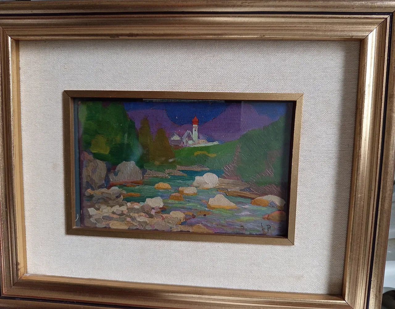 Painting by Luigi Pizzini, 1970s 5