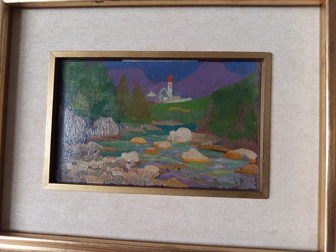 Painting by Luigi Pizzini, 1970s 6