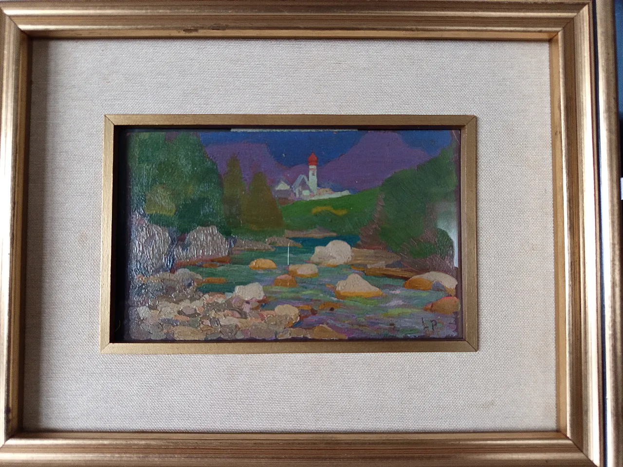 Painting by Luigi Pizzini, 1970s 7