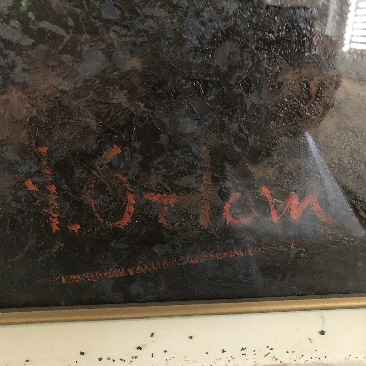 Painting on canvas with wooden frame by V. Orlow, 20th century 8