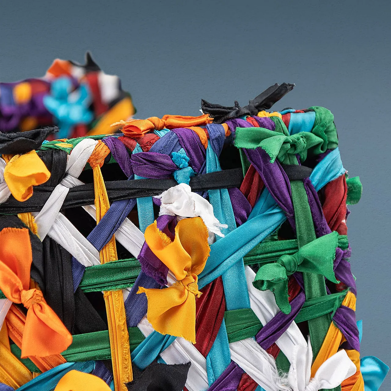 Multicoloured Glass armchair by Anacleto Spazzapan, 2000s 5