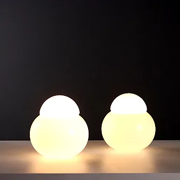 Pair of table lamps, 20th century