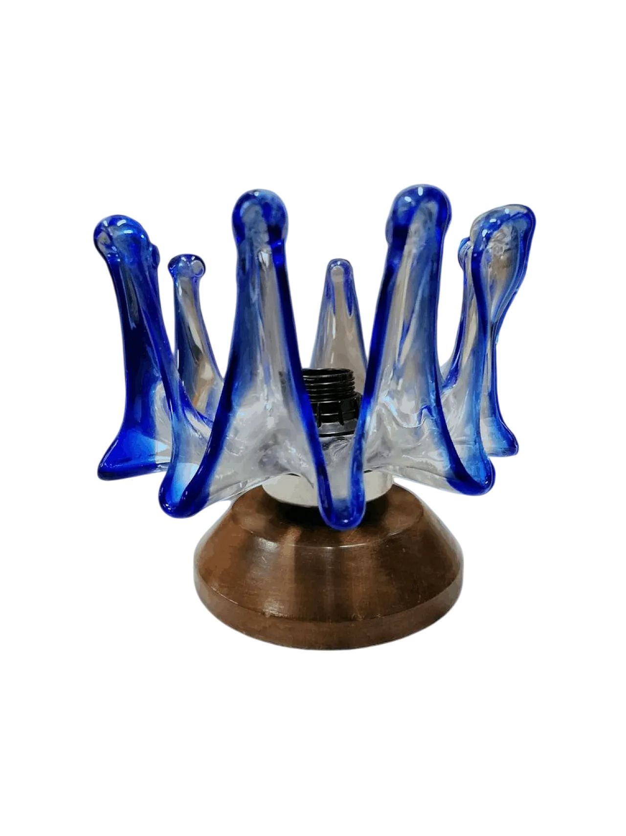 Lampada da tavolo in vetro di Murano, anni '70 5