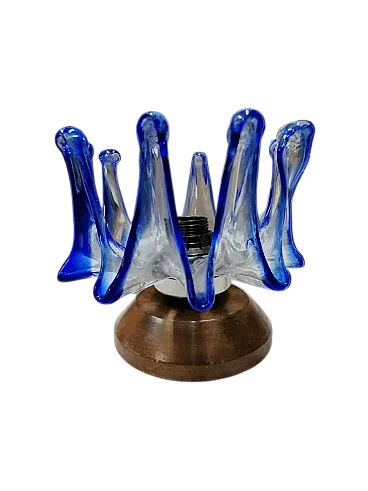 Lampada da tavolo in vetro di Murano, anni '70