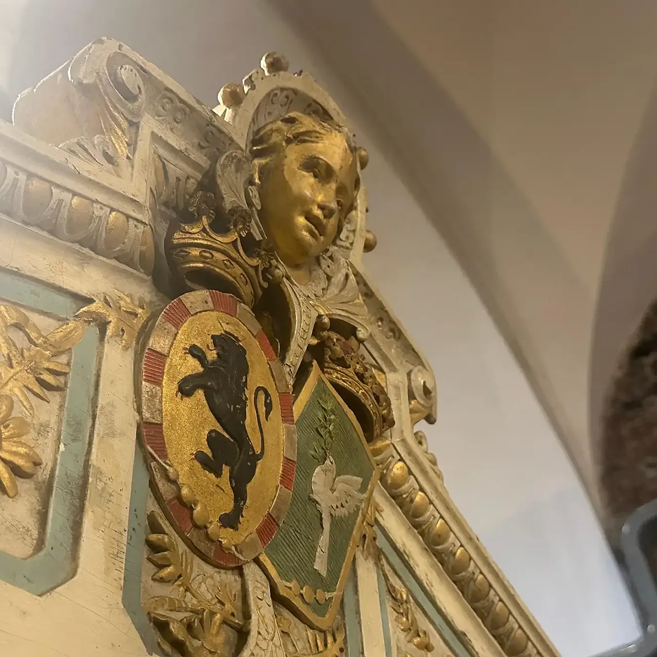 Armadio siciliano in legno laccato Luigi Filippo, primo '900 9