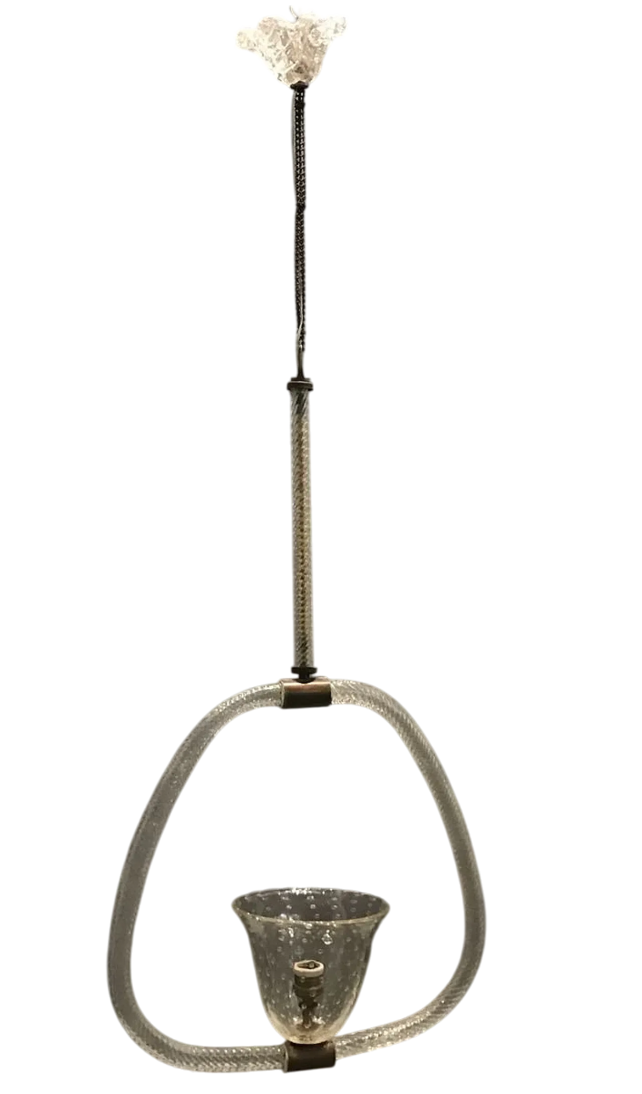 Murano glass lamp by Ercole Barovier for Made in Murano glass, 30s 9