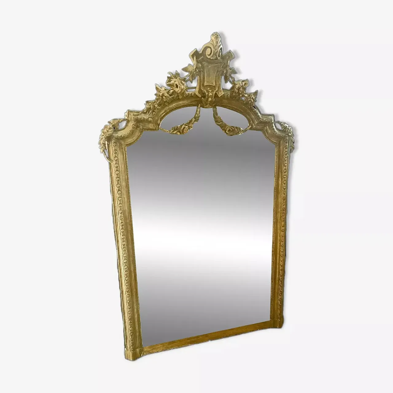 Specchio in legno dorato, '800 1
