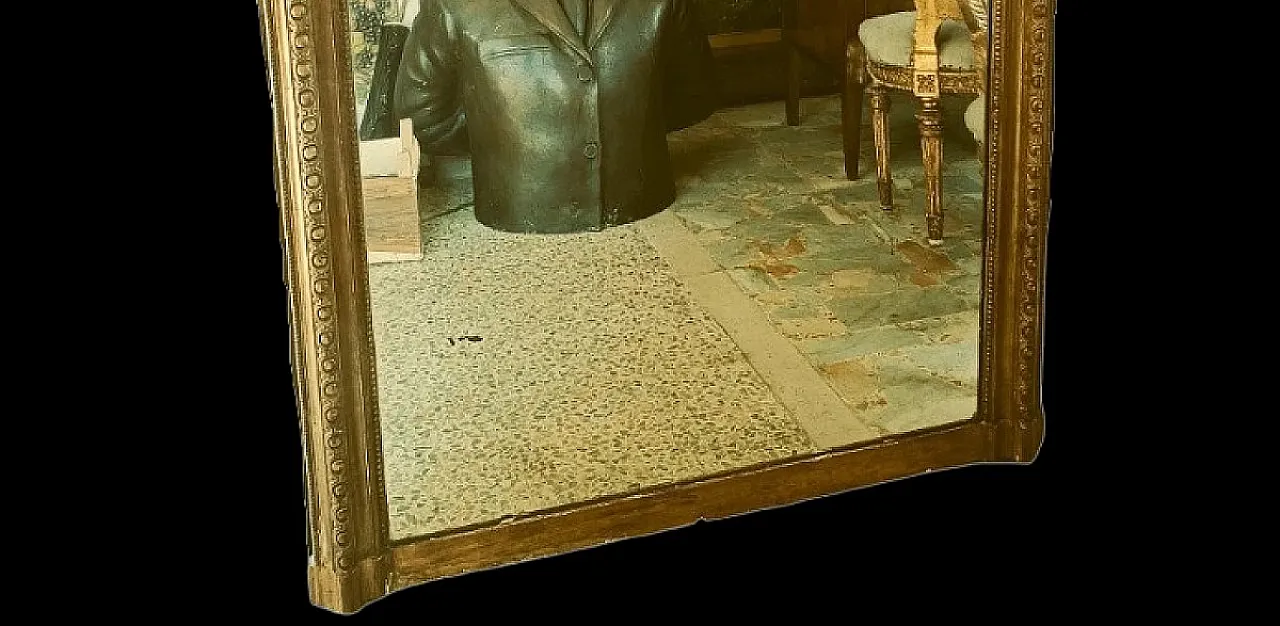 Specchio in legno dorato, '800 4