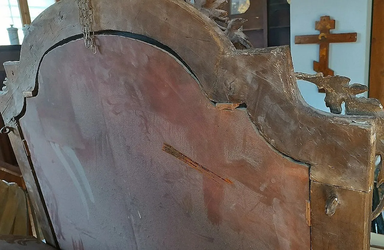 Specchio in legno dorato, '800 5