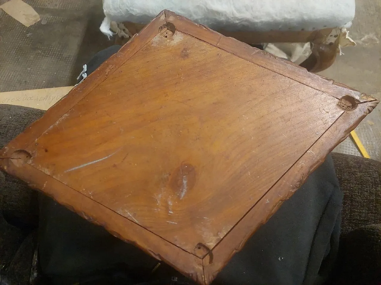 Carved Celebio wooden box, rhomboid in shape, 19th century 11