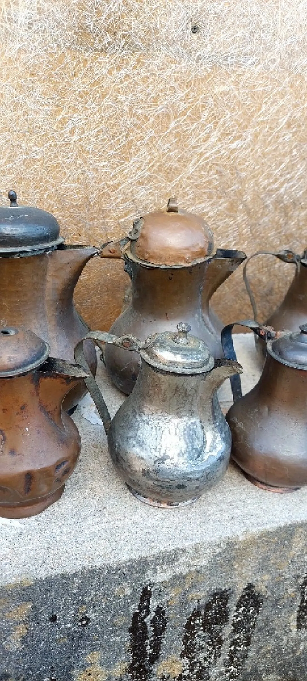 22 Copper jugs, 18th century 3