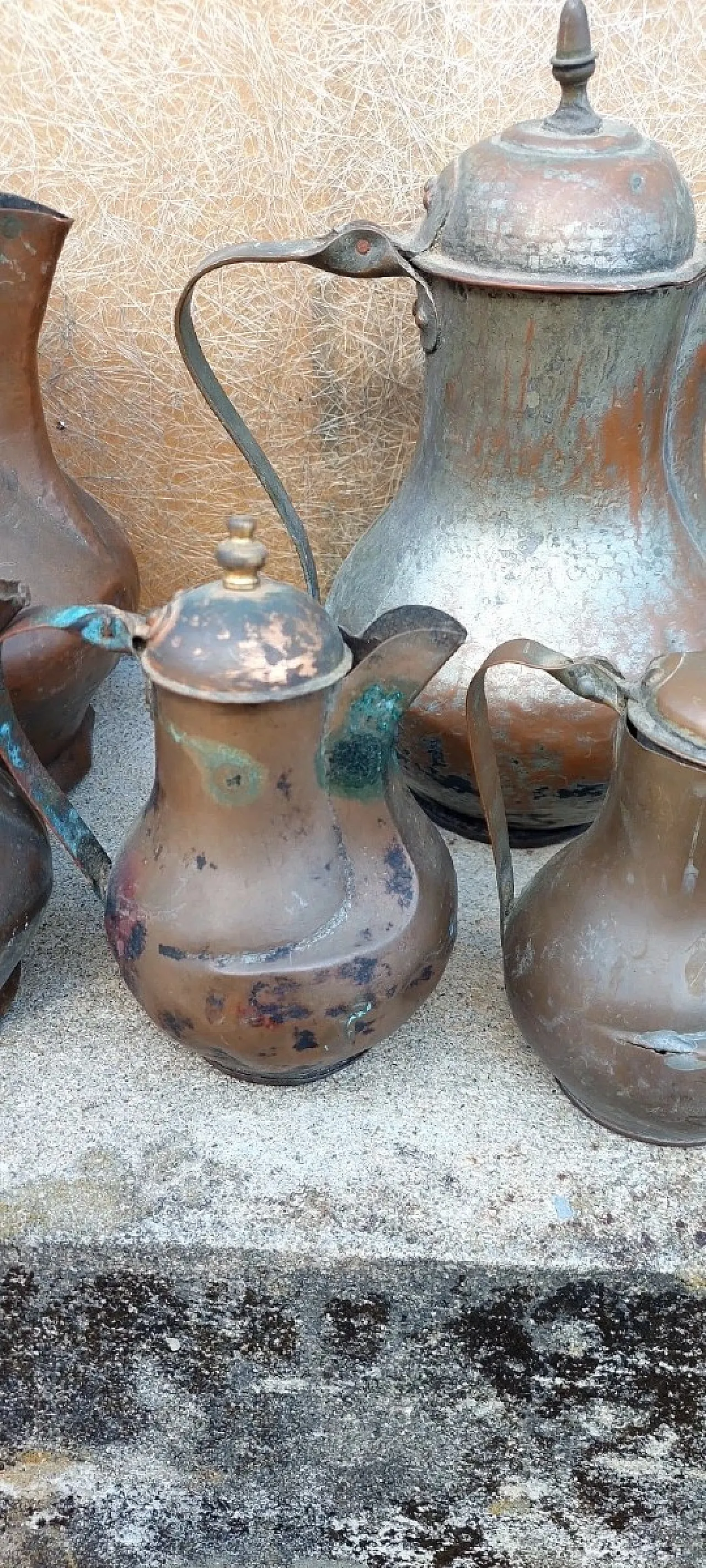 22 Copper jugs, 18th century 7