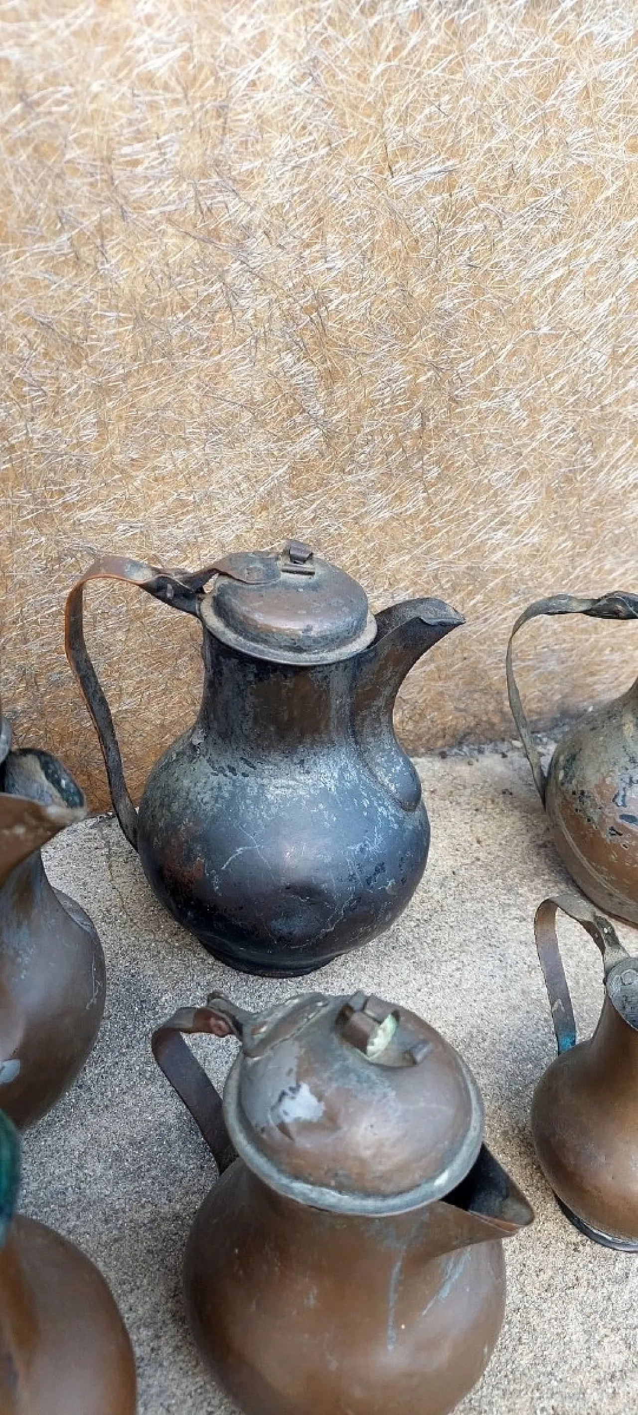 22 Copper jugs, 18th century 9