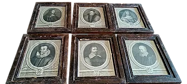 6 Incisioni con cornici, '700