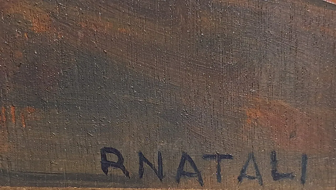 Figures at Sunset by Renato Natali, 20th Century 7