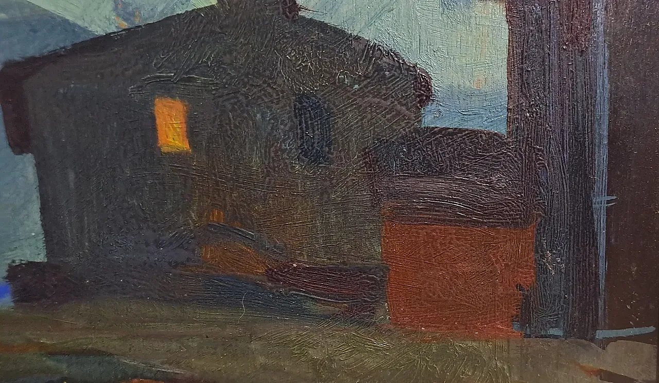 Nocturne with the figure of Renato Natali, 20th century 5