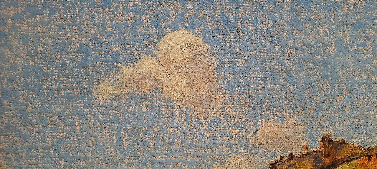 Uliveto in paesaggio toscano di Adolfo Tommasi, fine '800 5