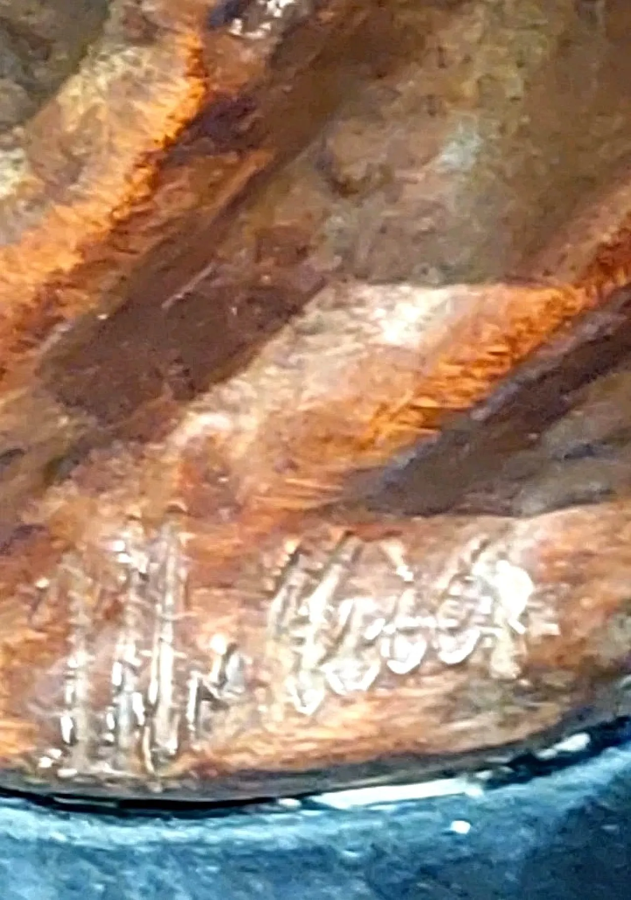 Lady with painted terracotta flowers, 1930s 6