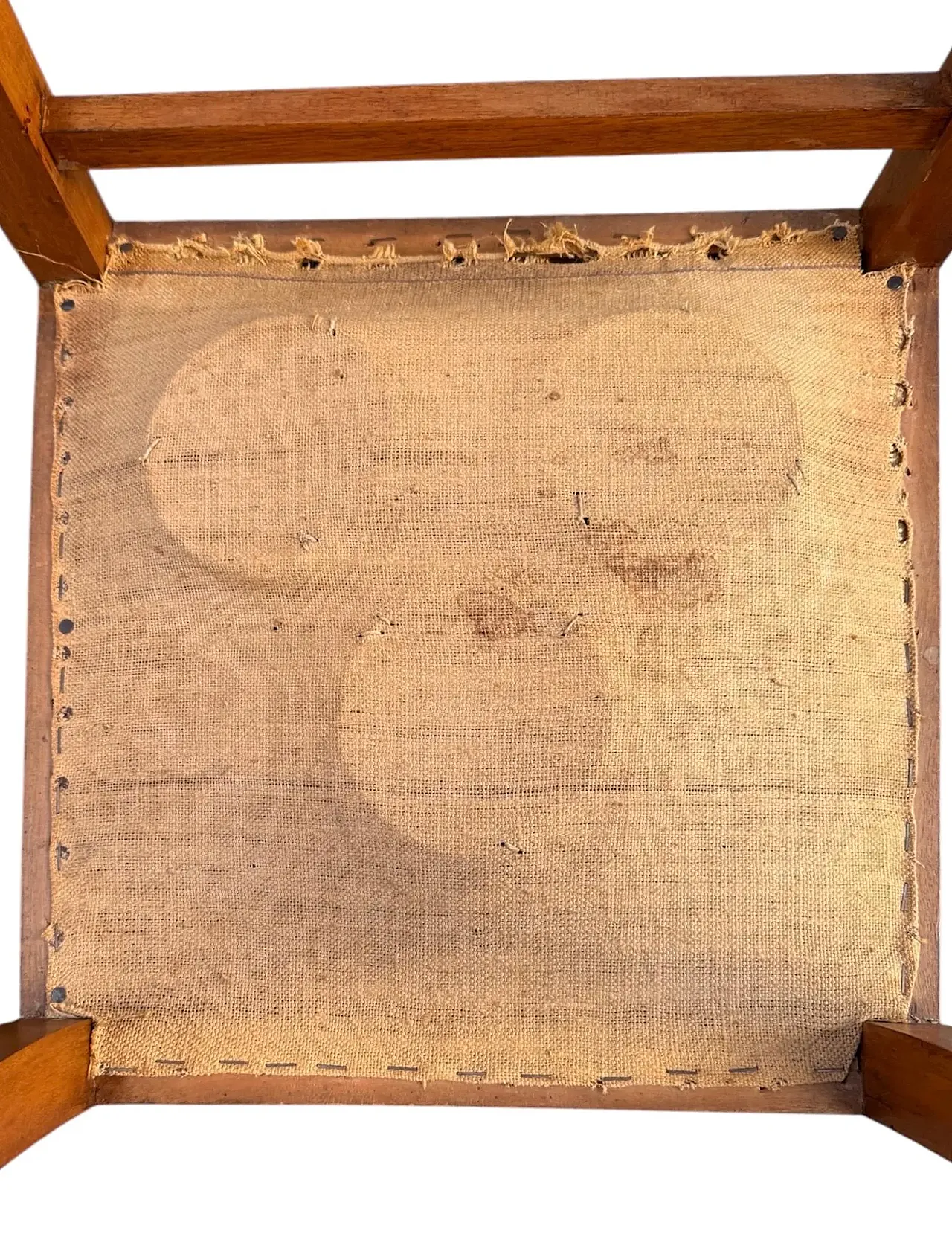 4 Liberty chairs in wood and floral fabric, early 20th century 8