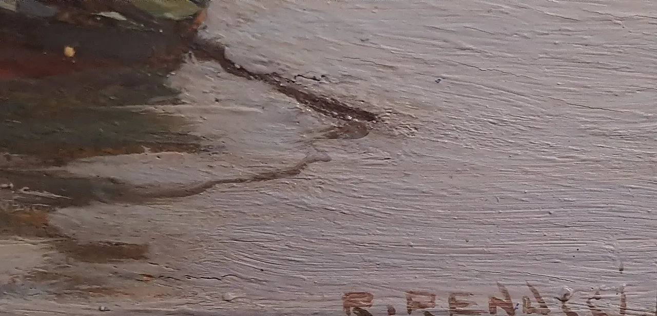 Navy with sailing ship by Renuccio Renucci, 20th century 8