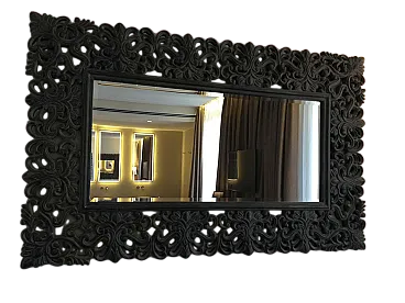 Specchi rettangolare cornice lavorata, anni 2000