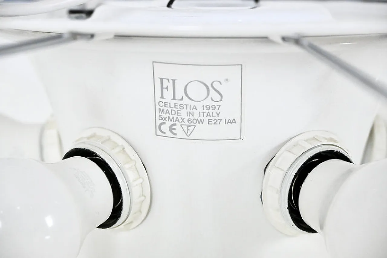 Lampada da soffitto "Celestia" di Tobia Scarpa per Flos, anni '80 7