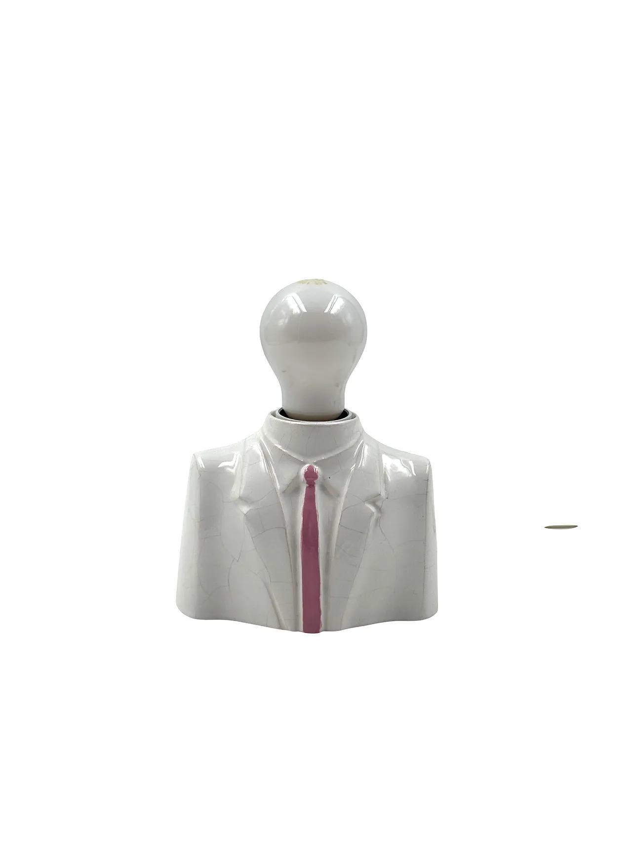 Postmodern ceramic table lamp, Italy 1980 7