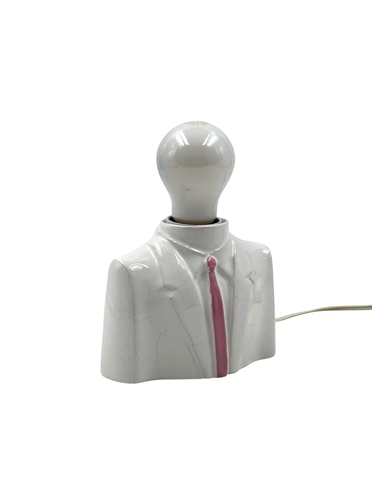 Postmodern ceramic table lamp, Italy 1980 11