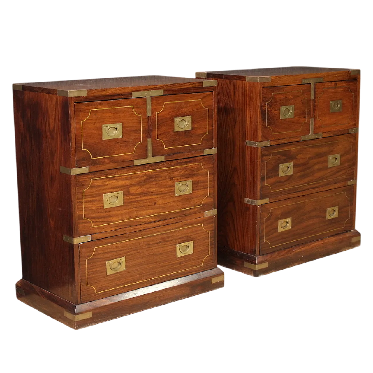 Coppia di cassettoni nautici inglesi, '900 13