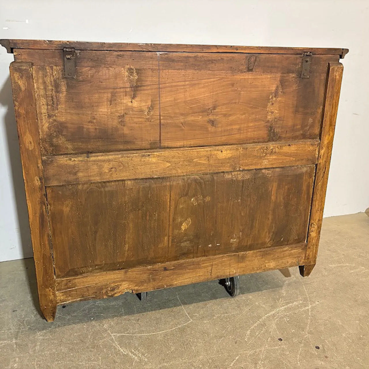 Sienese wood bread cupboard restored pantry,  19th century 2