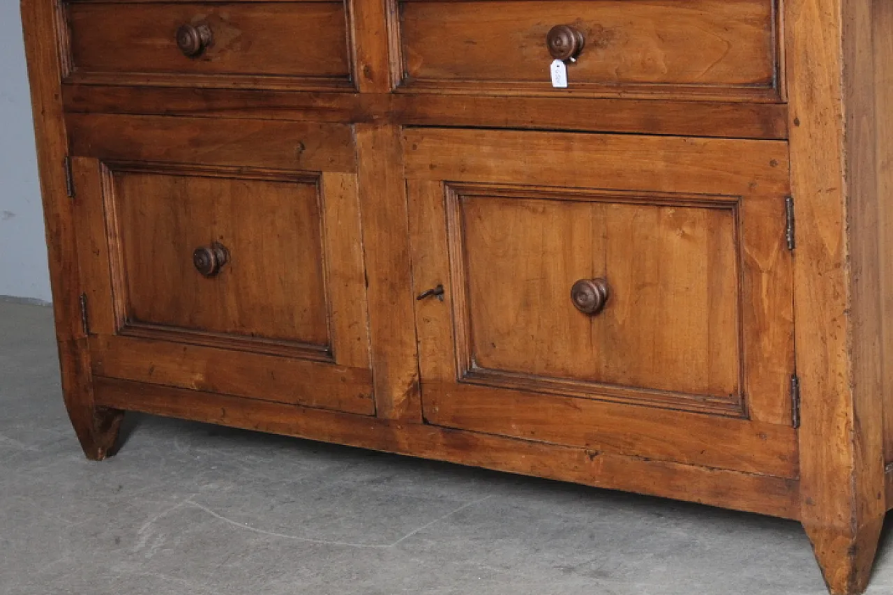 Sienese wood bread cupboard restored pantry,  19th century 4