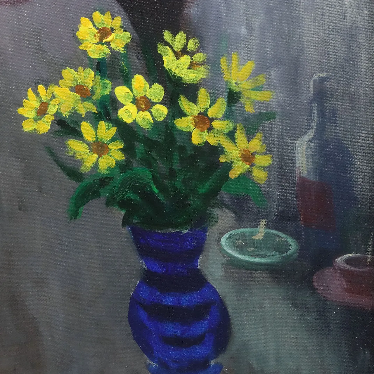 Dipinto olio su tela con cornice, '900 8