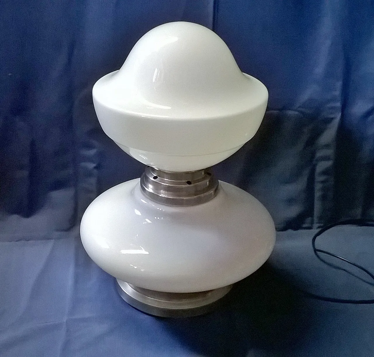 Lampada da tavolo in vetro di Murano di Mazzega, anni '70 4