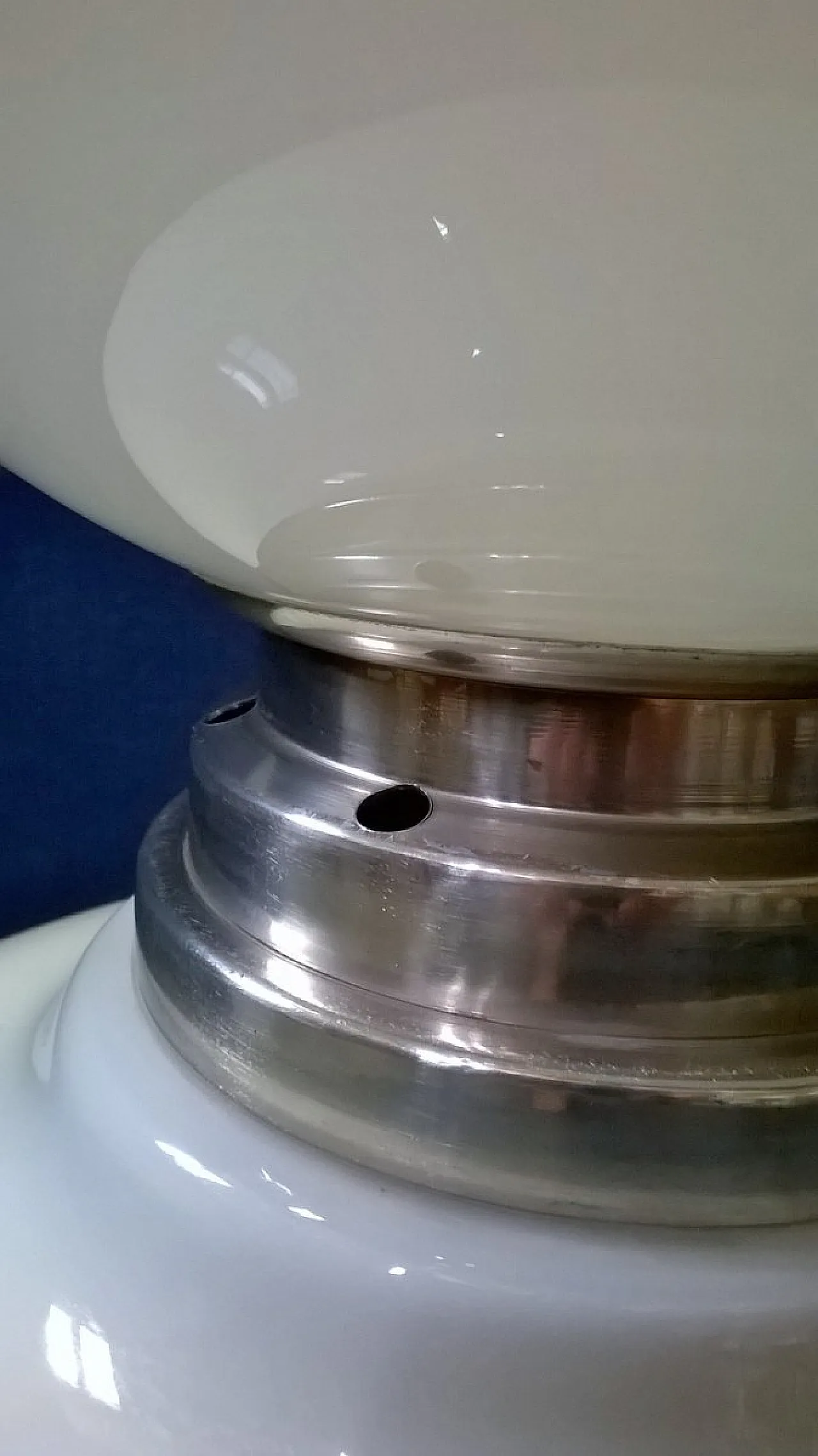 Lampada da tavolo in vetro di Murano di Mazzega, anni '70 5