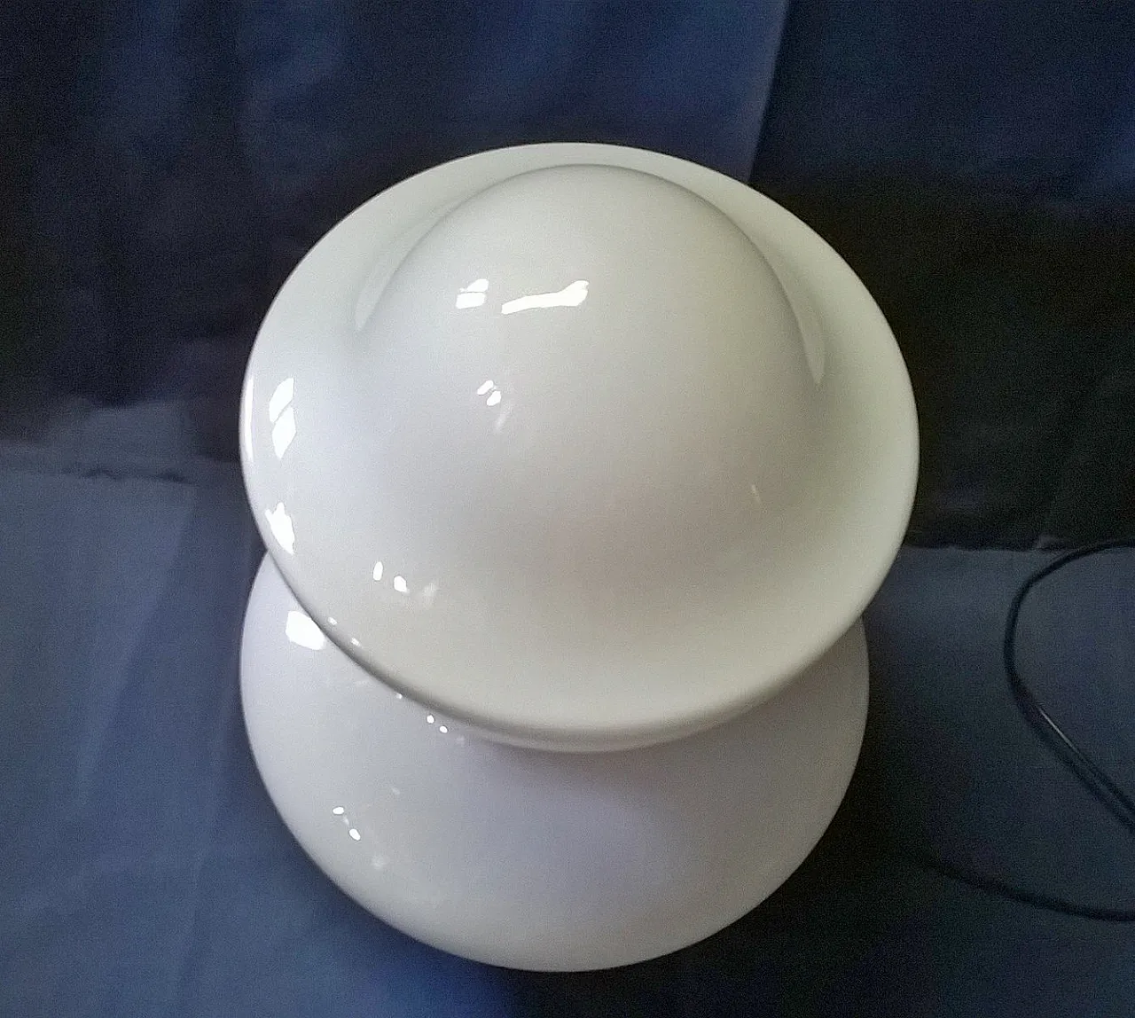 Lampada da tavolo in vetro di Murano di Mazzega, anni '70 7