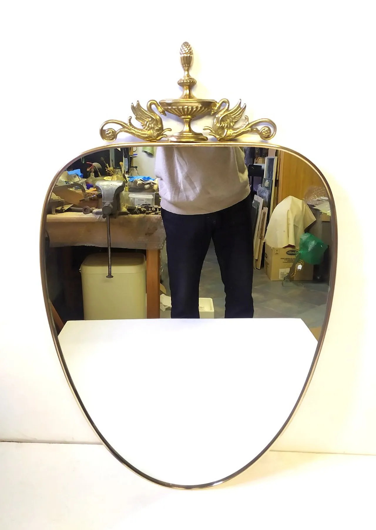 Specchio con cigni, anni '40 1