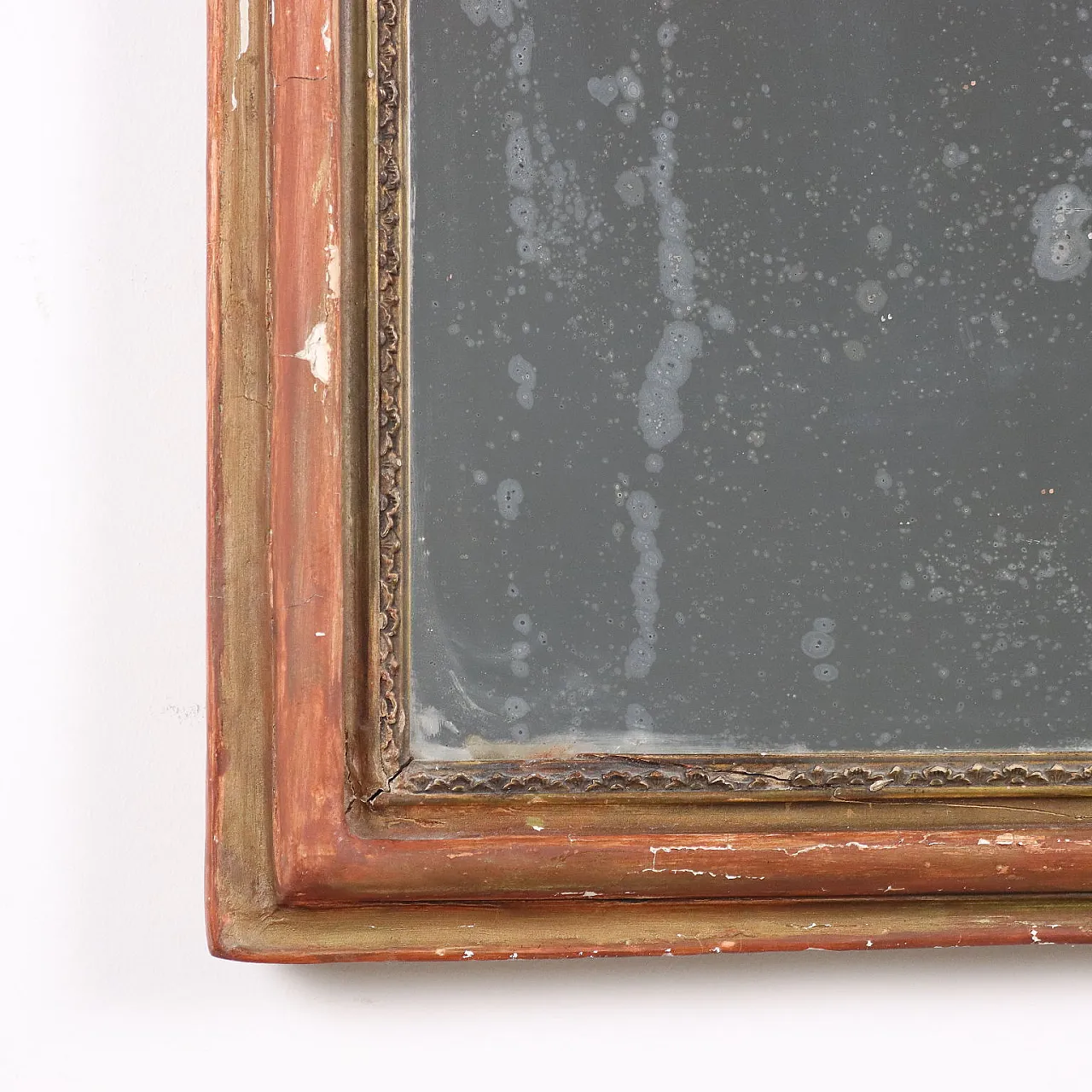 Specchio Napoleone III in legno dorato, '800 8