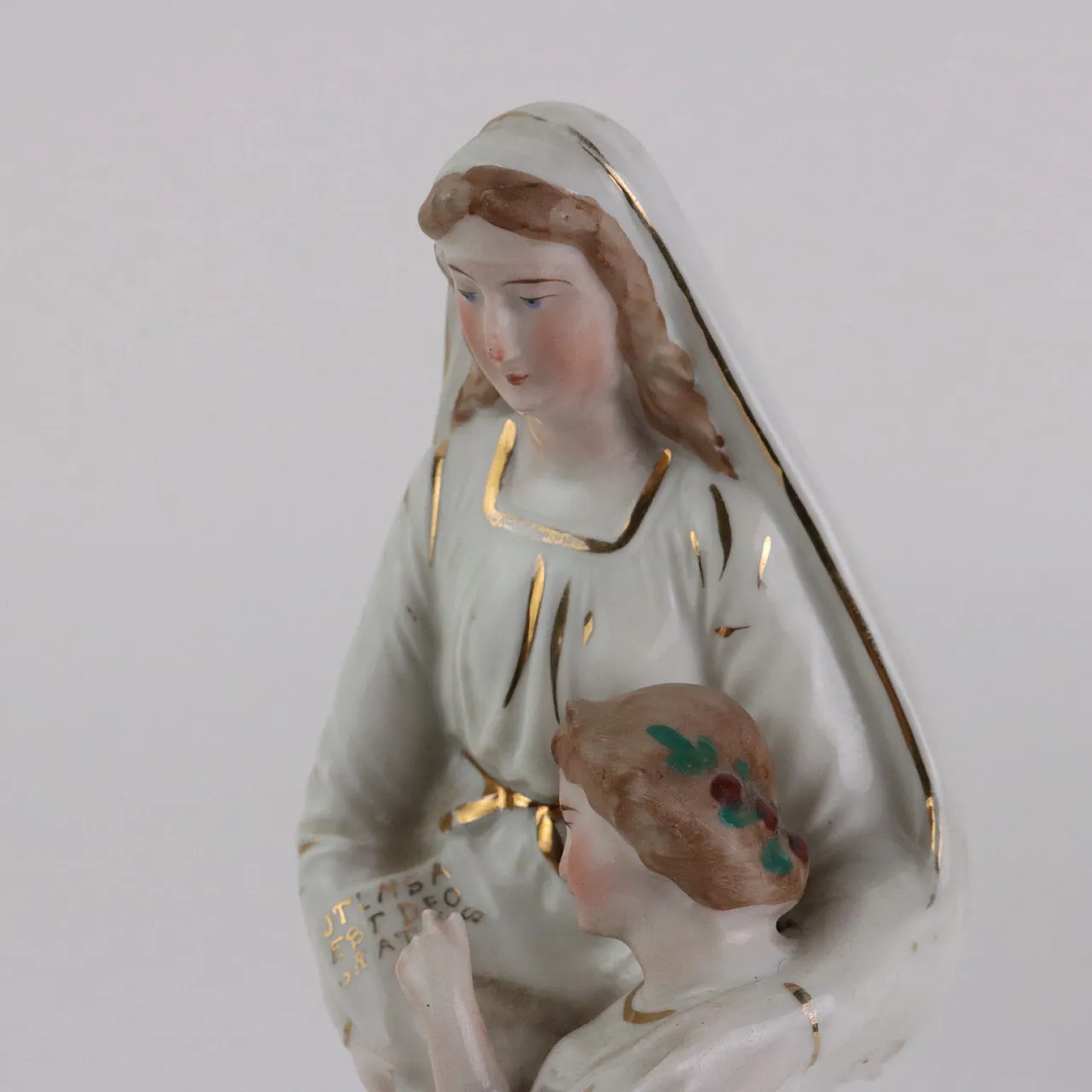 13 Biscuit porcelain religious figures, early 20th century 5