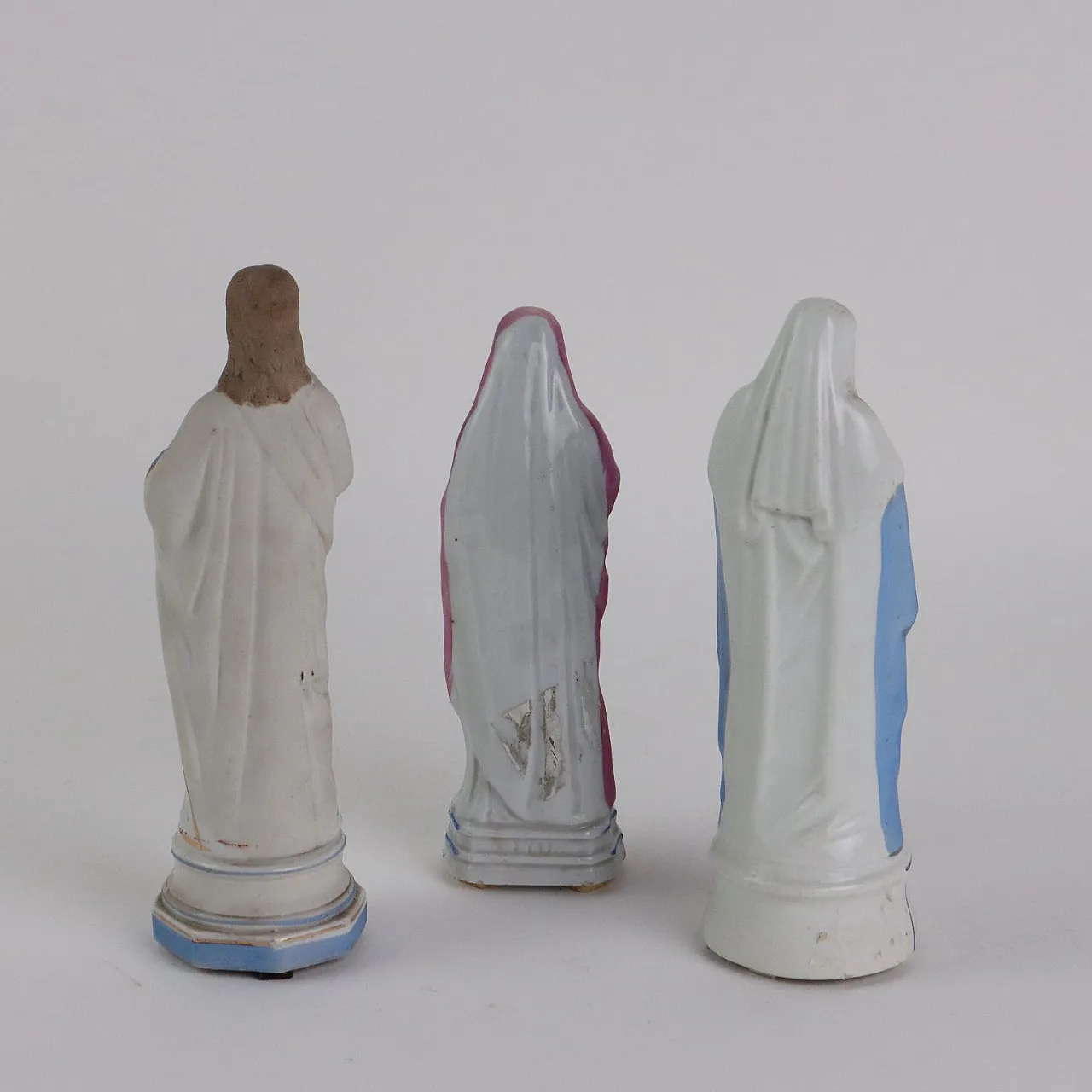 13 Biscuit porcelain religious figures, early 20th century 7