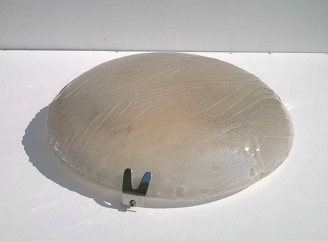 Coppia di appliques in vetro di Murano di Venini, anni '60 1