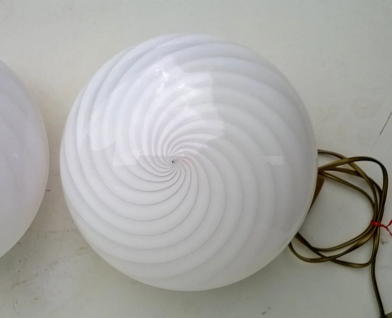 Coppia di lampade da tavolo Kinetic di Venini, anni '60 5