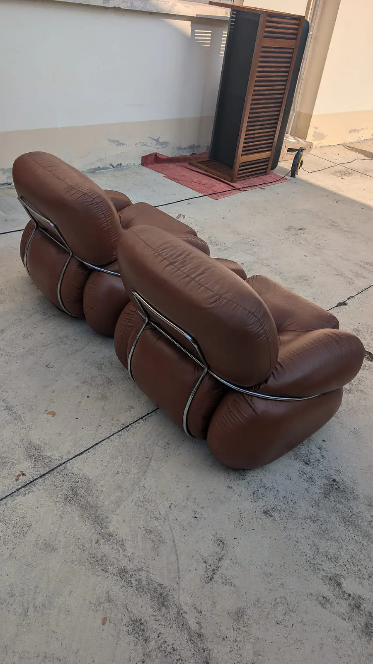 Coppia di poltrone Okay di Adriano Piazzesi, anni '70 7